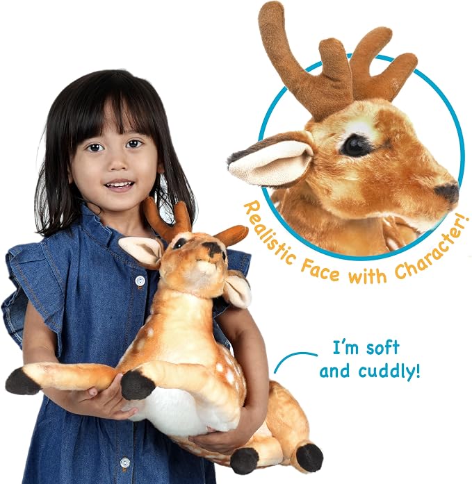 TigerHart Dorbin The Deer - 21 Inch Stuffed Animal Plush