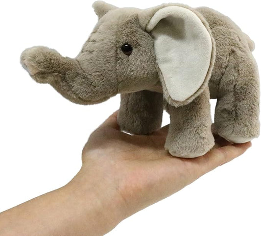 Ice King Bear Wild Animal Small Stuffed Animals Zoo Family Plush Toy (Elephant 9 Inches)
