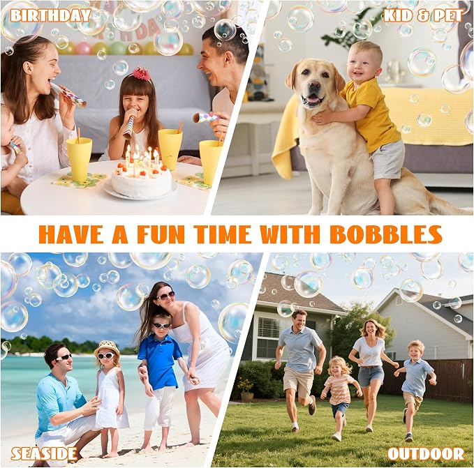 Crab Bubble Machine for Kids,Interactive Crawling Crab with LEDs & Music, USB-C Rechargeable,Automatic Bubble Blower for Toddlers, Perfect for Kids Ages 3-15, Outdoor, Garden, Parties, Birthdays