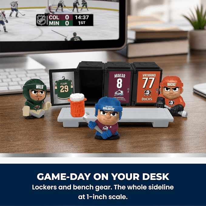 TeenyMates NHL Hockey Action Figures Locker Room Set with 3 Surprise 2026 TeenyMates Players