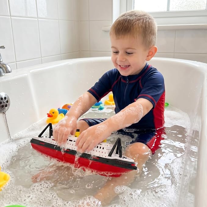 Toyland® 41cm (16") Titanic Replica Toy Boat - Kids Floating Water Toy - Pool & Bathtime Toys - 3 Years+