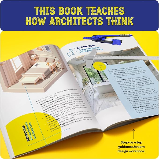 Dan&Darci Architecture Kit for Kids - 8 9 10 11 12 Year Old Girl Gifts - Boys Toys Age 8-10 - STEM Toys for Ages 8-13 - 12 Year Old Boy Birthday Gift for Girls - Architect Home Model Kit