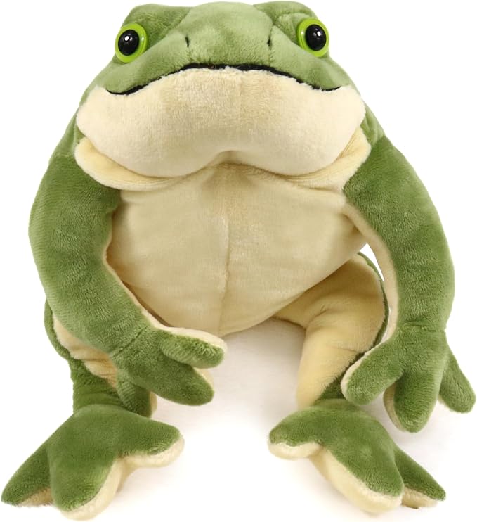 Ice King Bear Wild Animal Small Stuffed Animals Zoo Family Plush Toy (Frog 8 Inches)