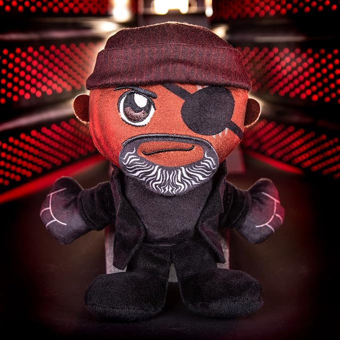 Bleacher Creatures Marvel Nick Fury Secret Invasion 8" Kuricha Sitting Plush- Soft Chibi Inspired Toy