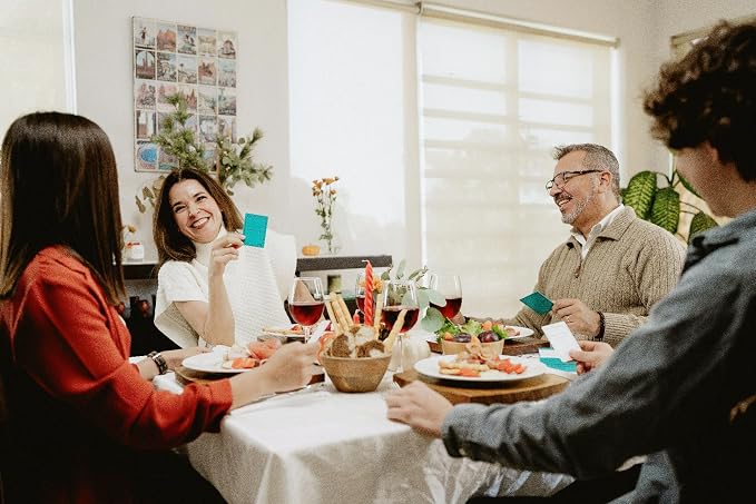 {THE AND} Family Edition - 199 Family Conversation Cards to Strengthen Relationships - Questions for Families to Get Everyone Talking - Fun Family Bonding Game at Dinner or Game Night By The Skin Deep