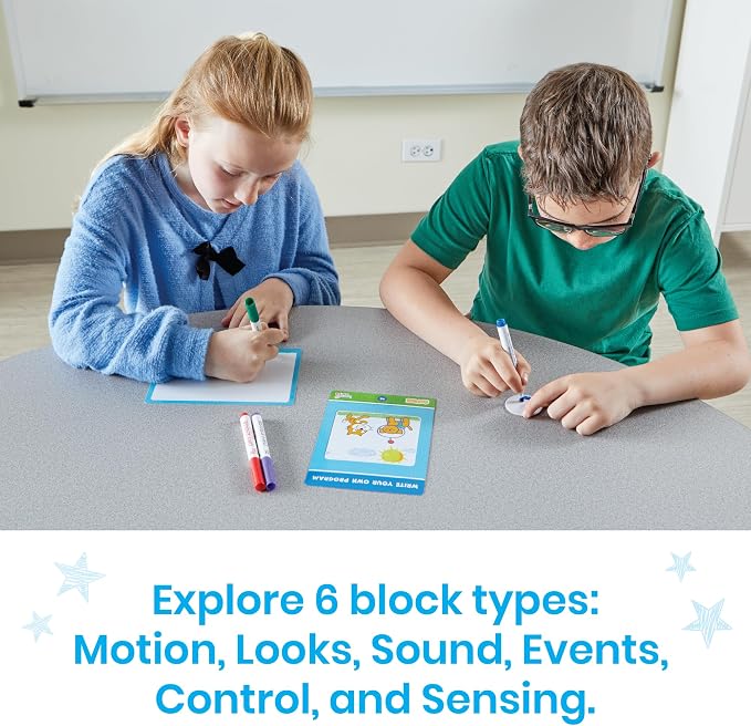 hand2mind Scratch Block-Based Coding, Student Activity, Learn to Code, Computer Science, Programming, STEM, Classroom, Ages 8-12, Teacher Supplies