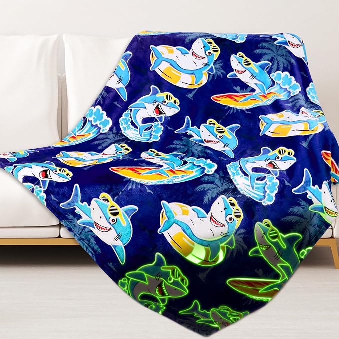 ORDM Shark Toys for Boys, Whale Shark Blanket Toddler, Gifts for Boys