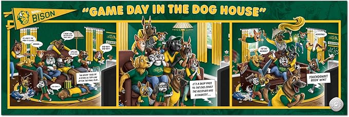 YouTheFan NCAA Game Day in The Dog House - 1000pc Puzzle