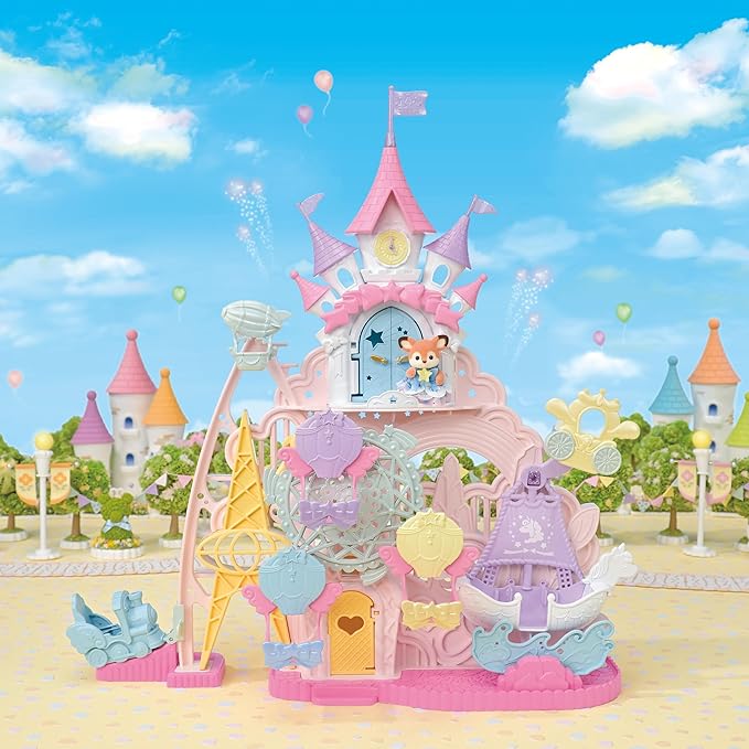 Calico Critters Baby Dream Amusement Park, Dollhouse Playset with 1 Collectible Doll Figure