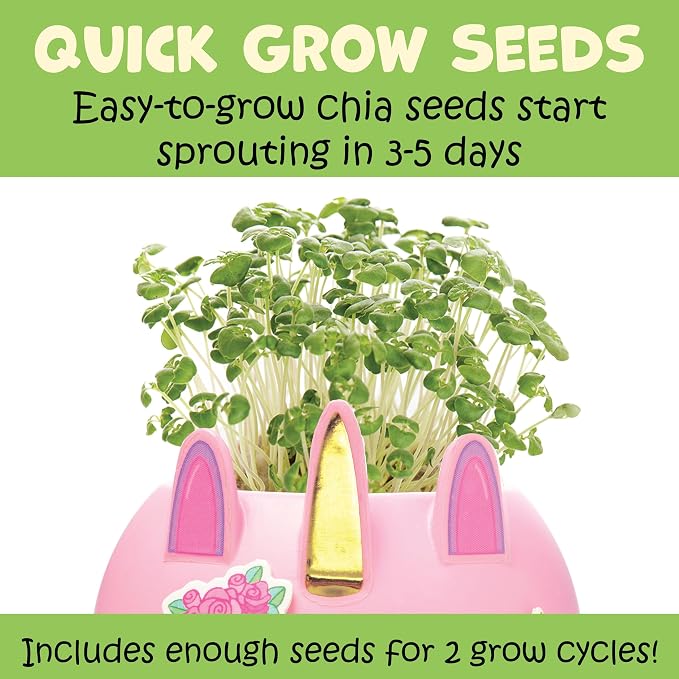 Creativity for Kids Plant-A-Pet: Unicorn | Summer Fun & Back to School Crafts | Mini Unicorn Gifts for Girls | Kids Activities (Ages 6+)