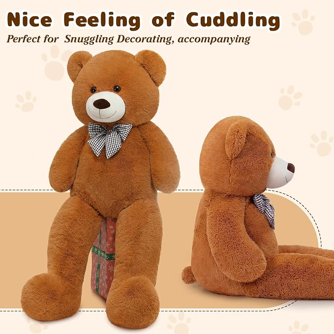 MaoGoLan Giant Extra Large Teddy Bear 55 inch Jumbo Stuffed Animals for Girlfriend Her