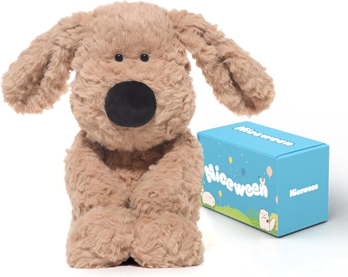 Cartoon Style Dog Stuffed Animals Soft and Premium Puppy Plush Toy Gift for Babies, Kids, Adults, Great for Christmas, Easter, Birthdays & as a Friendly Companion for Real Pets,11.8''