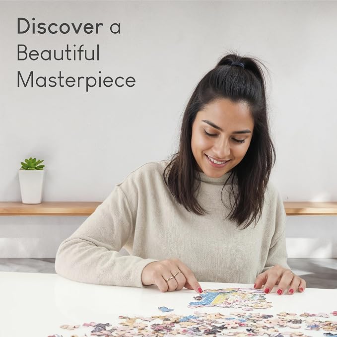 No Image Puzzle 1000 Irregular Pieces Extreme Difficult Jigsaw Challenge Adults Hardest Puzzle No Guide Ultimate Brain Teaser Intermediate Level Sunset Drive Mystery Unique Gift