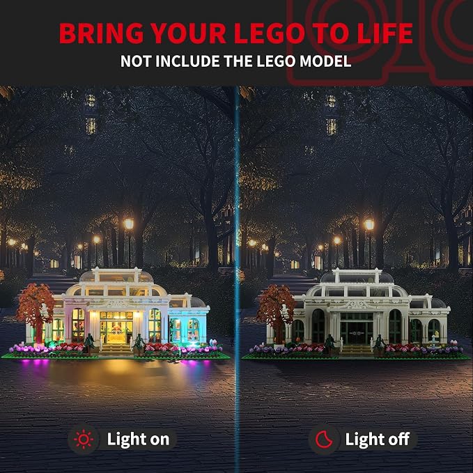 BRIKSMAX 2.0 Light Kit for Botanical Garden - Innovative Lighting Kit Compatible with Lego Ideas 21353