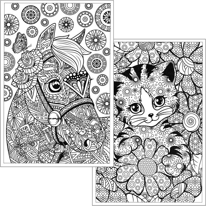 Bendon Lisa Frank Advanced Coloring Book Activity Set Includes Lisa Frank Coloring Book, Butterfly Stickers, and More