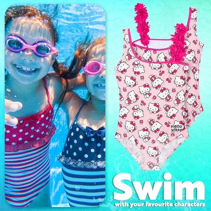 Get Trend One Piece Swimsuit for Girls Teens Kawaii Bathing Suit Cute Swim Suit Swimwear