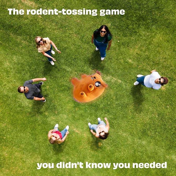 DSS Games Gimme that Muskrat: A Rodent-Tossing Party Game [Hot Potato, Inside or Outside Family Activity, Game Night, Great for Kids, Teens, and Adults Idea | Ages 8 and Up]
