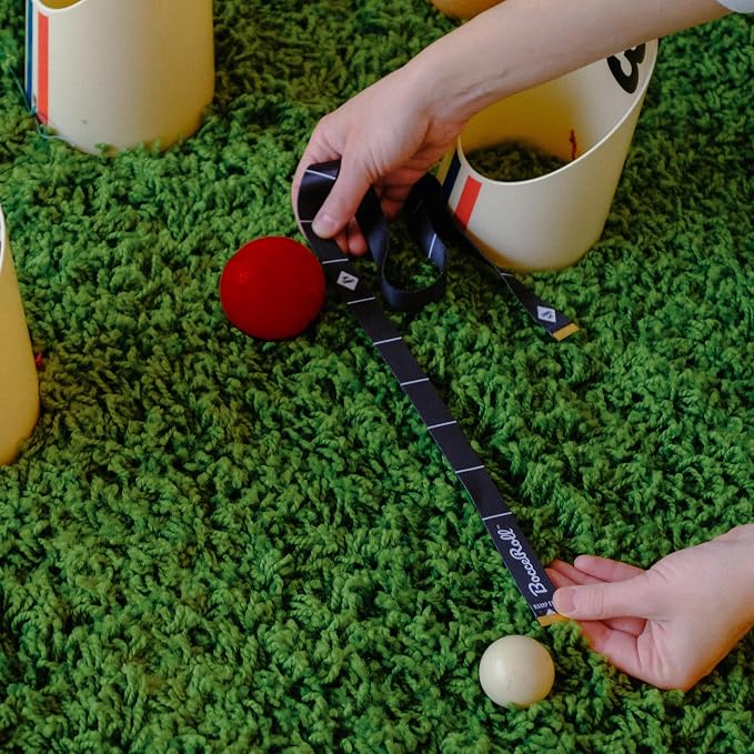 BocceRoll Yard Game – Modern Bocce Ball Set with Ramp & Targets | Portable BocceRoll Lawn Game for Backyard & Beach | Premium Wooden Bocce Game for Family & Party Play