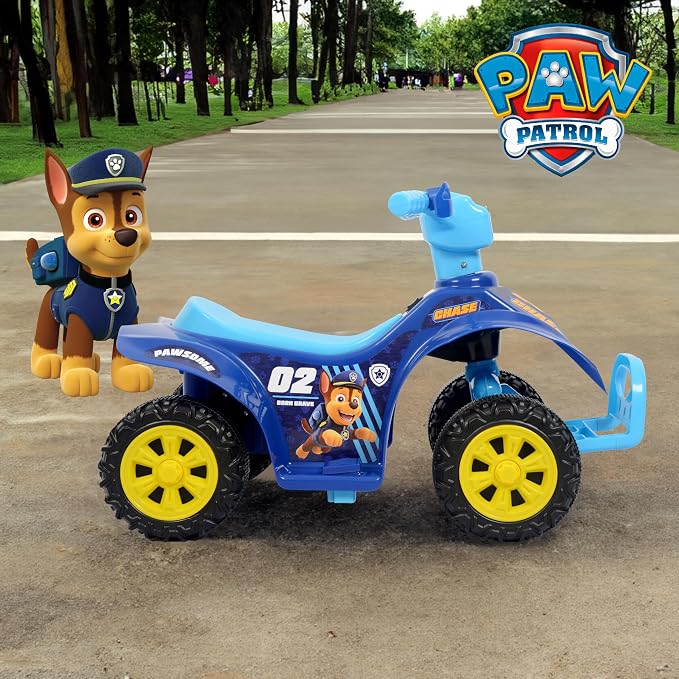 Paw Patrol - 6V ATV Ride On Toy for Kids, LED Headlights, Battery Powered