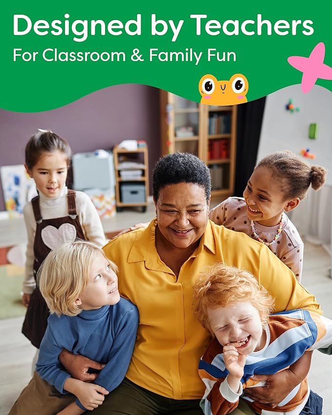 THE BAMBINO TREE Animal and Picture Bingo Game for Kids - Flash Cards Matching Learning Board Game for Ages 3-6 Preschool, Kindergarten & Family Fun