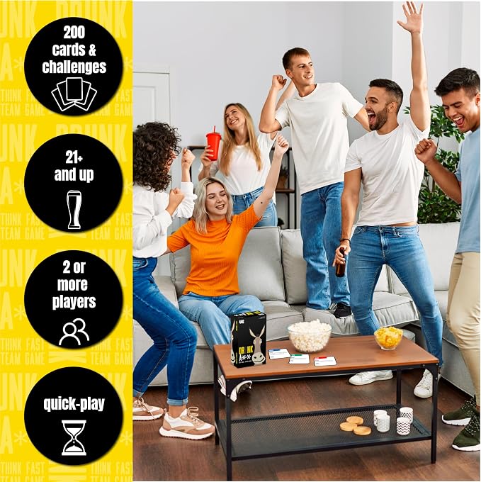 University Games | Drunk Ass Team Trivia Game, for Ages 21 and Up and 4 or More Players