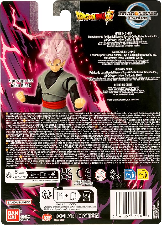Dragon Ball Evolve - Dragon Ball Super - Super Saiyan Rose Goku Black 5" Action Figure