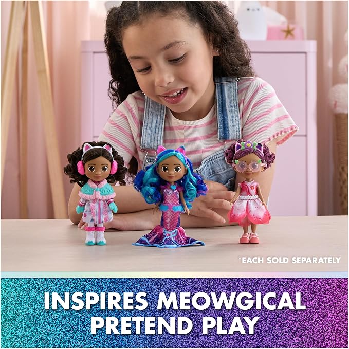 Gabby's Dollhouse: The Movie, Gabby's Garden Friends Pack with 6-Inch Gabby Doll, 4 Toy Figures & Accessories, Kids Toys for Girls & Boys Ages 3 and Up