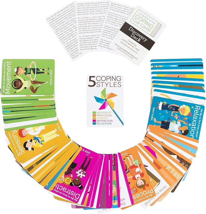Coping Skills for Kids Coping Cue Cards Discovery Deck (CSKCCDIS)