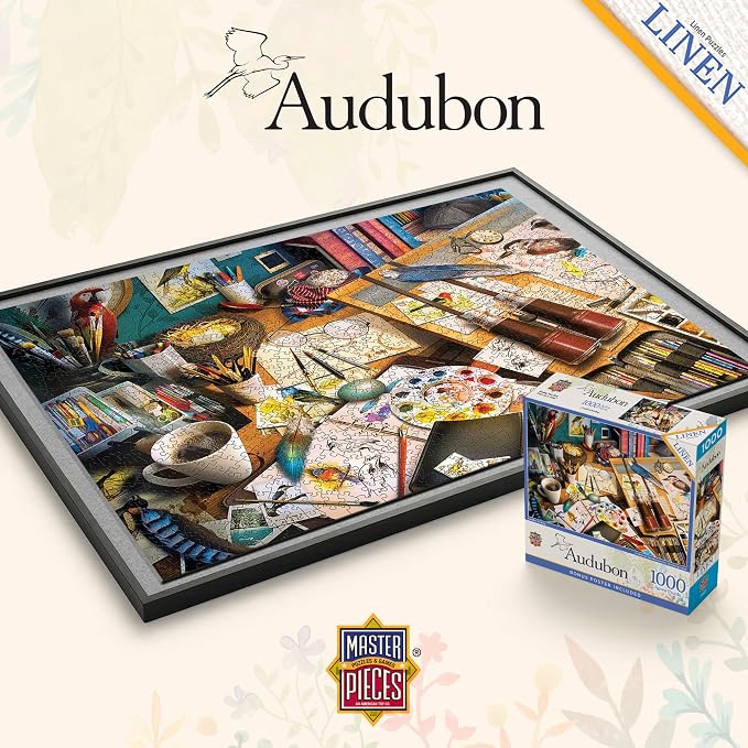 MasterPieces 1000 Piece Wildlife Jigsaw Puzzle for Adults - Creative Birding Art - 19.25"x26.75" - National Audubon Society Officially Licensed