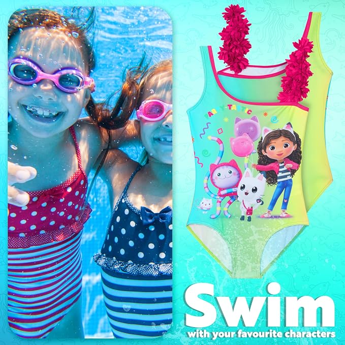 Get Trend One Piece Swimsuit for Girls Teens Kawaii Bathing Suit Cute Swim Suit Swimwear