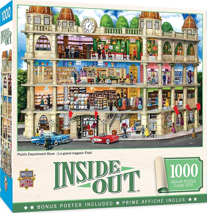 MasterPieces 1000 Piece Jigsaw Puzzle For Adults, Family, Or Youth - Fields Department Store - 19.25"x26.75"