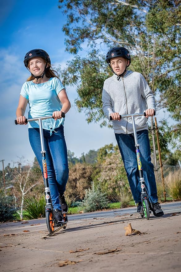 Razor A5 Lux Kick Scooter for Kids Ages 8+ - 8" Urethane Wheels, Aluminum Frame, Anodized Finish Featuring Bold Colors and Graphics, for Riders up to 220 lbs