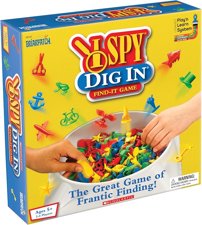 Briarpatch University Games I Spy Dig in Game, Grades K+ (UG-06101)