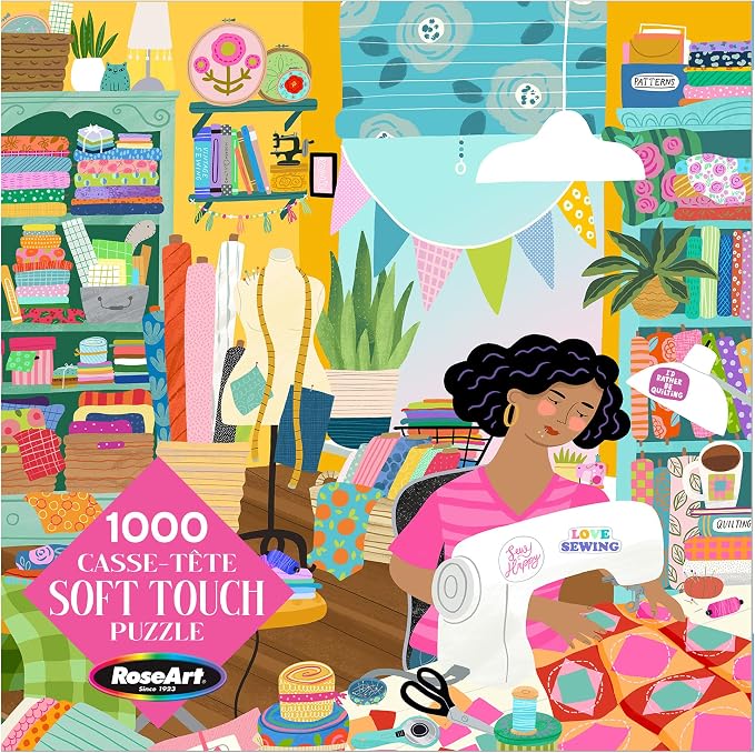 RoseArt - Soft Touch - Sewing Room - 1000 Piece Jigsaw Puzzle for Adults