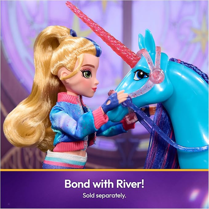 Unicorn Academy, Power of Friendship Isabel Doll with Trophy, Medal & 5 Fashion Accessories, 9.5”, Dolls & Unicorn Toys for Girls Ages 4 and up