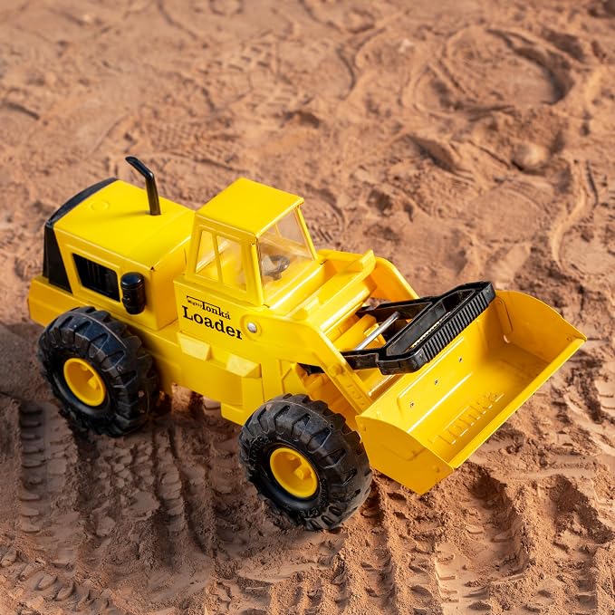 Tonka Retro Collector's Edition - Made with 2X More Steel, Kids Construction Toy, Metal Truck, Toy Truck for Boys and Girls, Kids, Toddlers, Ages 3+, Front Loader - Amazon Exclusive