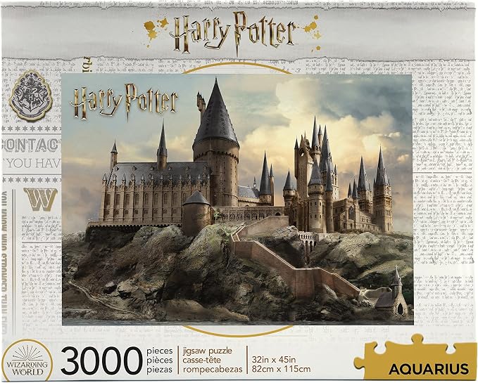 Aquarius Harry Potter 3000 Piece Jigsaw Puzzle, Hogwarts Castle Wizard Movie Puzzles 45x32 Inch Collectible Merchandise Gift for Teens and Adults