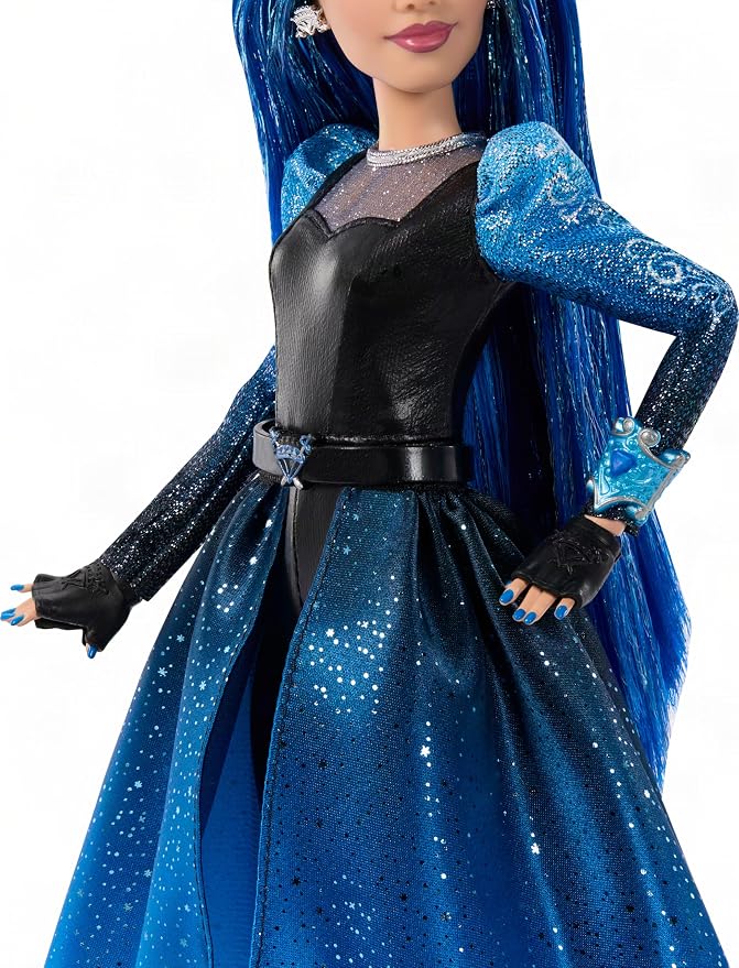 Mattel Disney Descendants: Wicked Wonderland Deluxe Fashion Doll & Accessory, Chloe Wonderland with Removable Movie-Inspired Clothing & Dagger