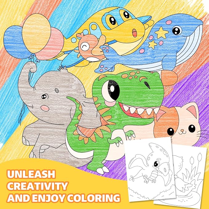 Elfew Small Coloring Books for Kids Ages 4-8, 3-5, 20 Pack Bulk | 5.1x6.7 Inches, Portable Mini Puzzle Books, Party Favor for Kids, School Goodie Bags Stuffers, Gifts for Boys Girls
