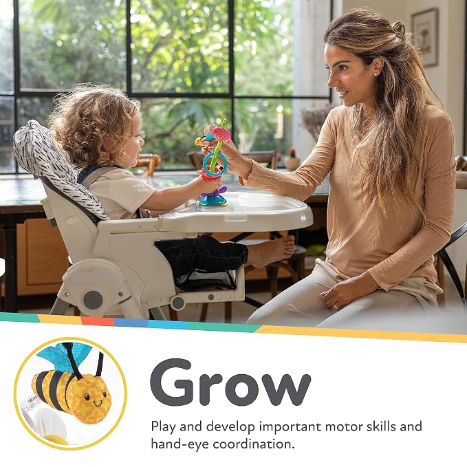 Nuby Buzzy Blossoms with Suction Base High Chair Interactive Toy for Early Development