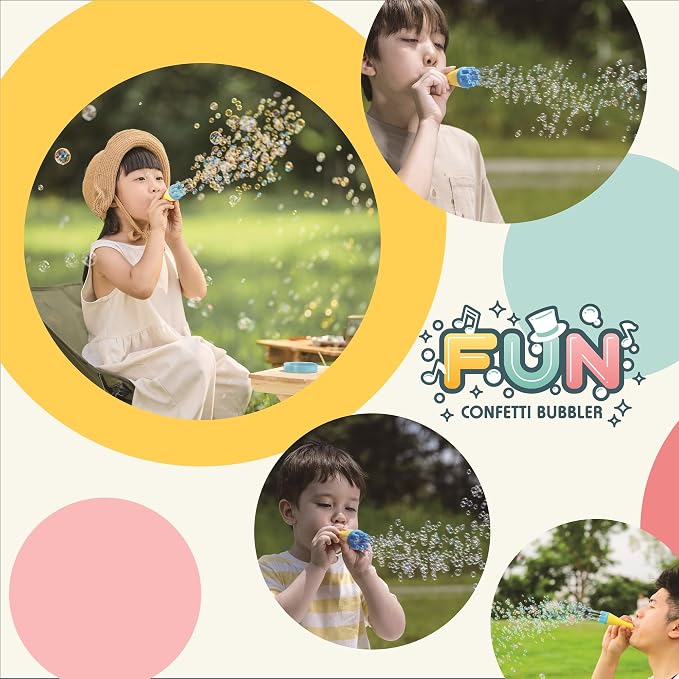 Uncle Bubble Blower for Kids and Toddlers, Uncle Bubble Mini Bubble Blower Makes Thousands of Bubbles Ease, Durable Outdoor Toy