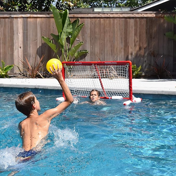 GoSports Floating Water Polo Game Set - Must-Have Summer Pool Game Includes Goal and 3 Balls