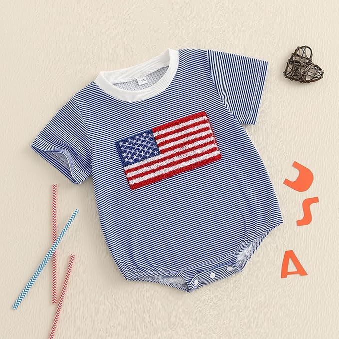 Kavousa Baby Boy Clothes Summer Baby Boy Bubble Romper Short Sleeve Jumpsuit One Piece Outfit Newborn Infant Clothing