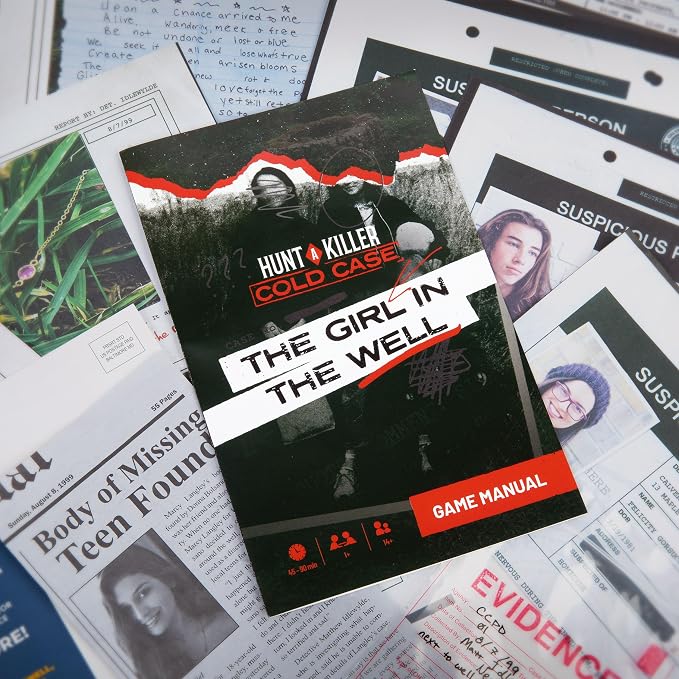 Hunt A Killer: Cold Case: Girl in The Well, an Immersive True Crime Experience, for Fans of Criminal Minds and Forensic Files, Includes 45-90 Minutes of Explicit Content, for Ages 14 and Up