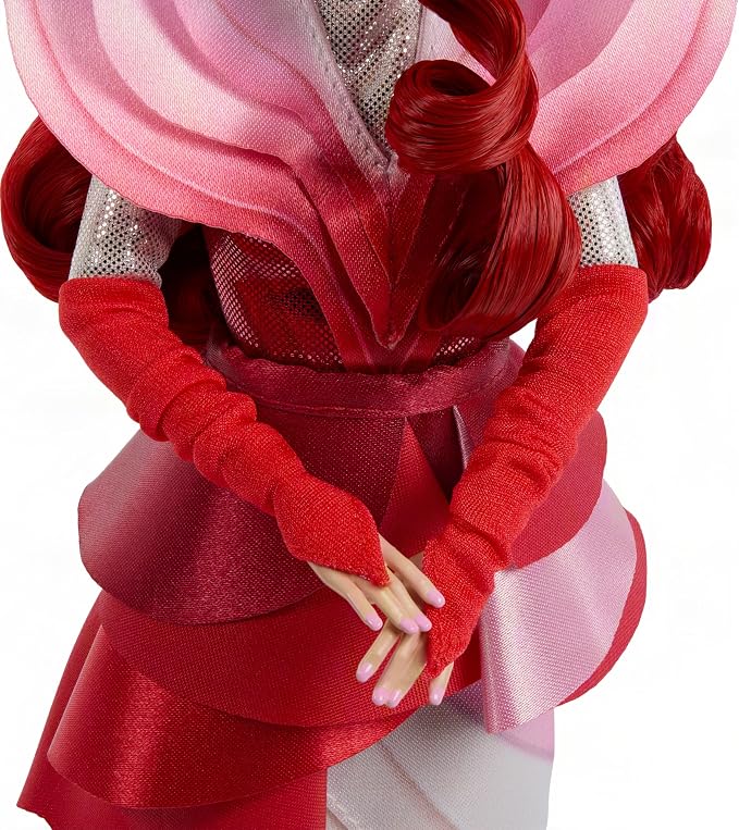 Mattel Disney Descendants: Wicked Wonderland Deluxe Fashion Doll, Queen of Hearts with Removable Movie Inspired Clothing & Crown