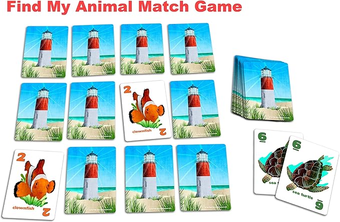 GO FISH Untamed Oceans, a Go Fish Card Game for Kids 4-8 and Up – Play Old Maid and Slap Jack with Same Deck – Easy to Learn – Family, Board Game Night and Classroom Party Fun – Great Gift Idea
