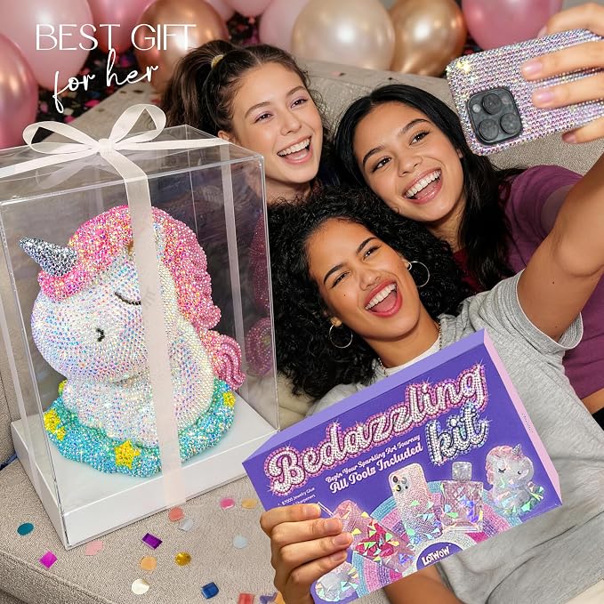 70000Pcs 2 Boxes Bedazzling Kit with Rhinestones, 48 Colors 3mm Resin Flatback Rhinestones with 4 Pcs B7000 Jewelry Glue & Tools, Diamond Art All-in-One Bedazzling Kit for DIY Arts & Crafts Gifts
