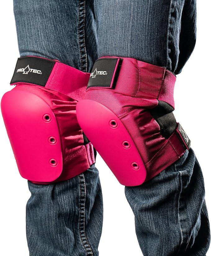Pro-Tec Street 3-Pack Pad Set - Protective Gear for Skateboarding, Roller Skating, Scooter, Bicycling