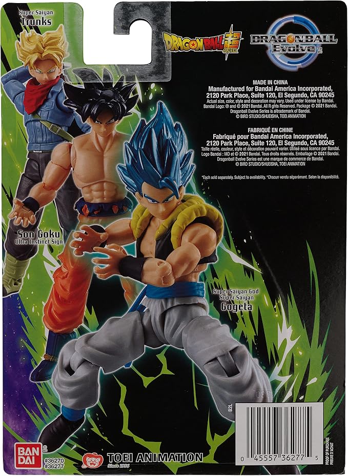 Bandai America - Dragon Ball Evolve 5 Action Figure Super Saiyan Blue Gogeta