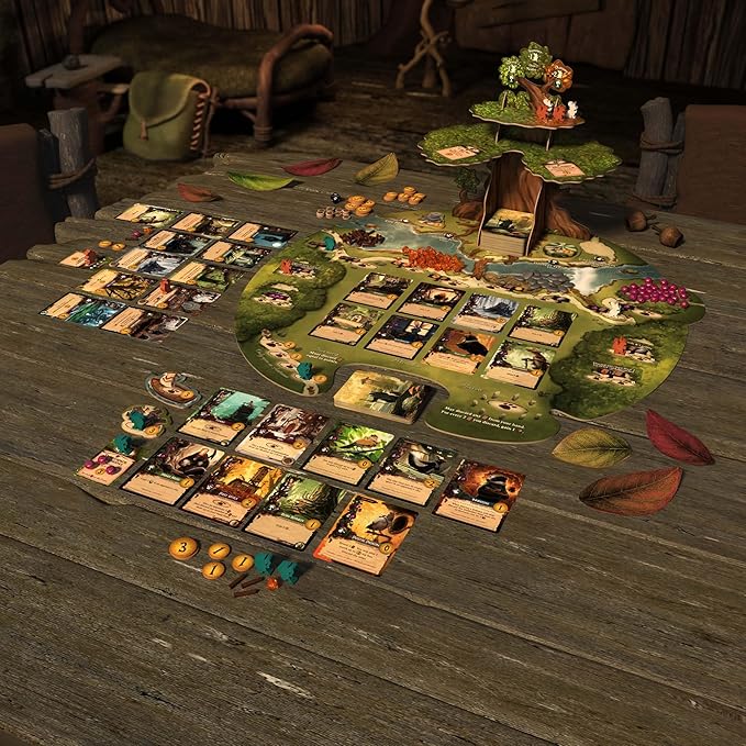 Everdell Collector’s Edition Board Game – Premium Strategy Worker Placement Game for Adults & Teens, 1–4 Players, Age 14+, Deluxe Fantasy Tabletop Game with Exclusive Content & Metal Tokens